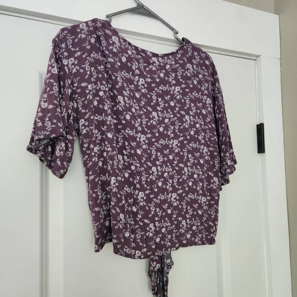 Floral Purple Shirt, LUQ - Picture 3 of 6